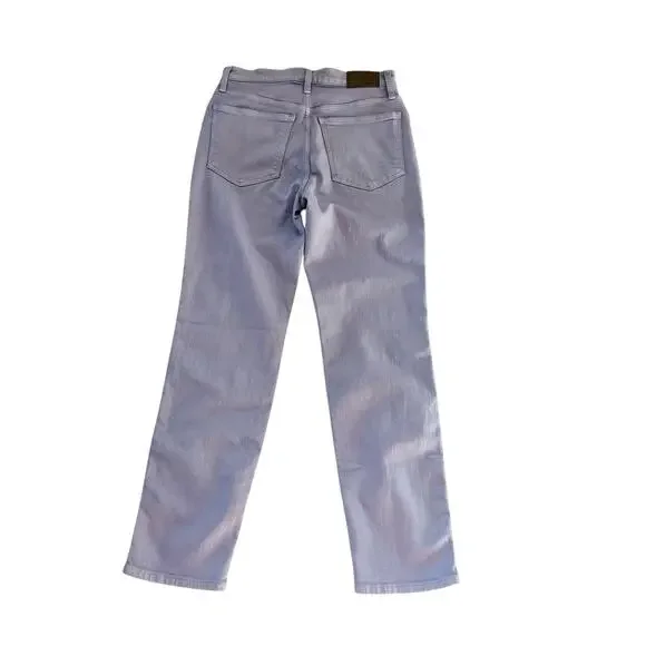 Madewell Stove Pipe High Rise Straight Leg Jeans Size 27 NWT Purple - Picture 3 of 10
